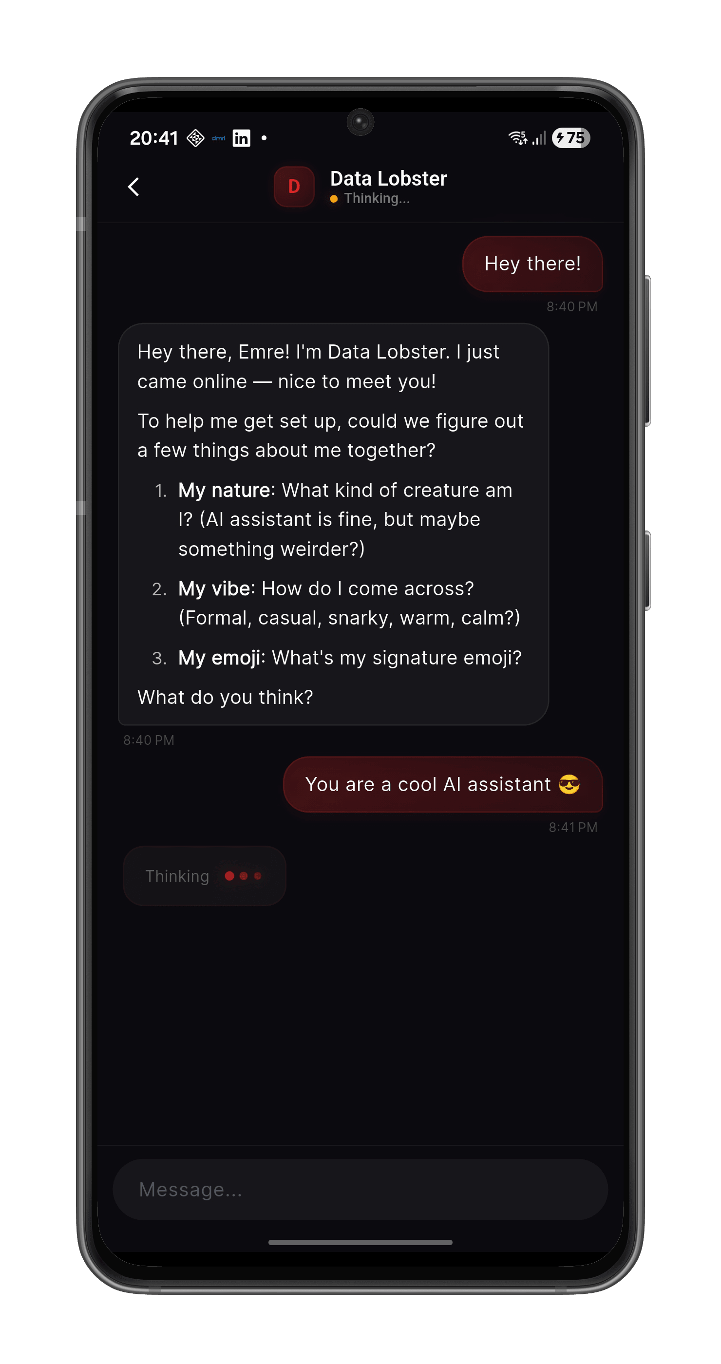 MoltShell — Chat with your AI agent